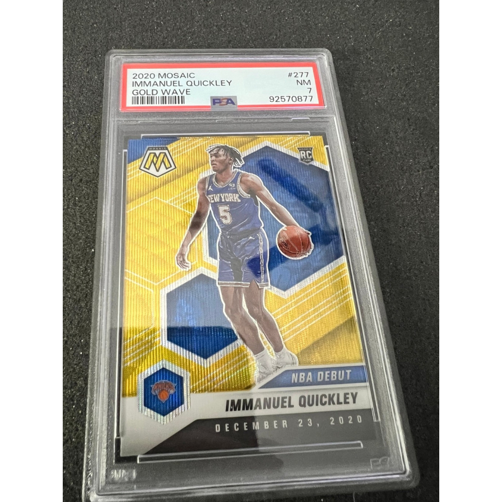 2020 PANINI MOSAIC #277 IMMANUEL
QUICKLEY GOLD WAVE